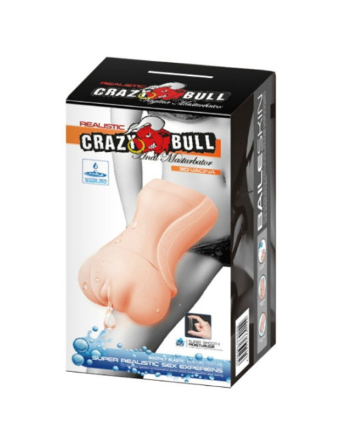 CRAZY BULL - MASTURBADOR DELLA VAGINA CON PELLE ACQUA