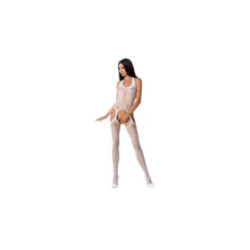 PASSION - WOMAN BS059 BODYSTOCKING BIANCO TAGLIA UNICA
