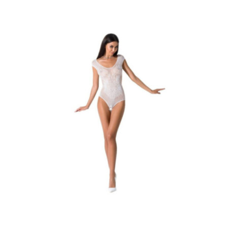 PASSION - WOMAN BS064 BODYSTOCKING BIANCO TAGLIA UNICA