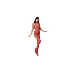 PASSION - WOMAN BS071 BODYSTOCKING ROSSO TAGLIA UNICA