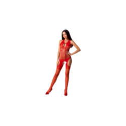 PASSION - WOMAN BS079 BODYSTOCKING - ROSSO TAGLIA UNICA