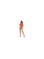 PASSION - WOMAN BS083 BODY IN RETE ROSSA TAGLIA UNICA