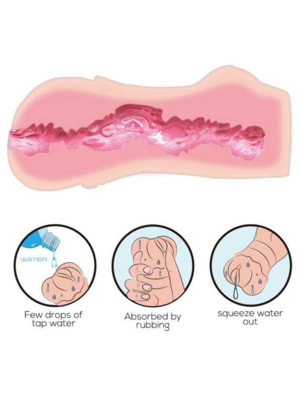 CRAZY BULL - MASTURBADOR DELLA VAGINA CON PELLE ACQUA