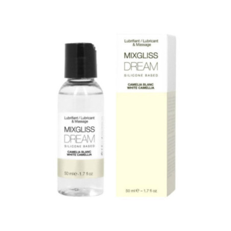MIXGLISS - LUBRIFICANTE SILICONE DREAM WHITE CAMELIA 50 ML