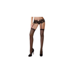 LIVCO CORSETTI FASHION - MANDIRIN LC 90529 PANTY + REGGISENO NERO