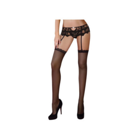 LIVCO CORSETTI FASHION - MANDIRIN LC 90529 PANTY + REGGISENO NERO
