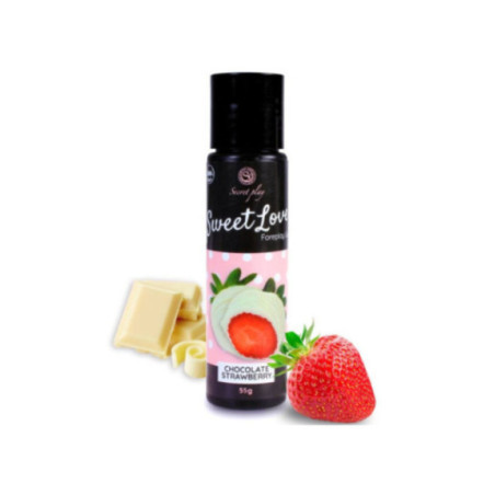 SECRETPLAY - GEL DOLCE AMORE FRAGOLA E CIOCCOLATO BIANCO 60 ML