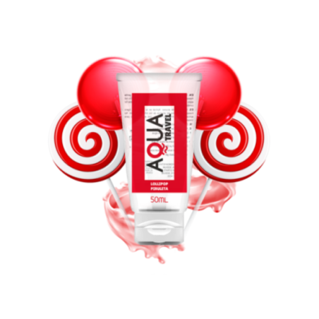 AQUA TRAVEL - LUBRIFICANTE A BASE ACQUOSA GUSTO LOLLIPOP - 50 ML