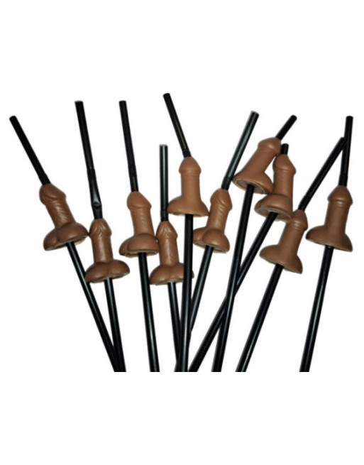 DIABLO PICANTE - SACCHETTO DA 10 CANNUCCE NATURALI PER PENE GRANDE