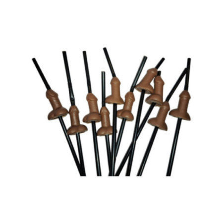 DIABLO PICANTE - SACCHETTO DA 10 CANNUCCE NATURALI PER PENE GRANDE