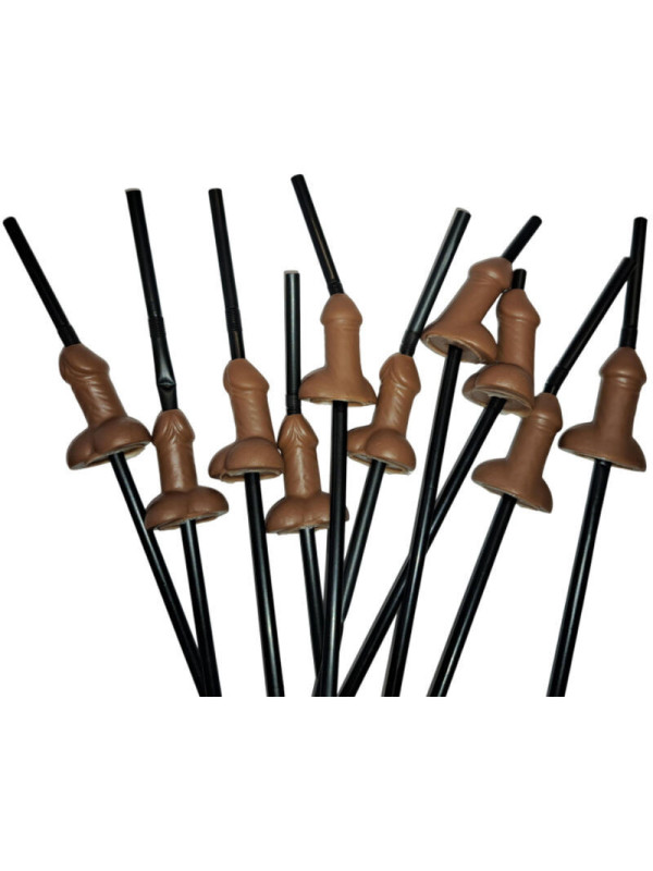 DIABLO PICANTE - SACCHETTO DA 10 CANNUCCE NATURALI PER PENE GRANDE