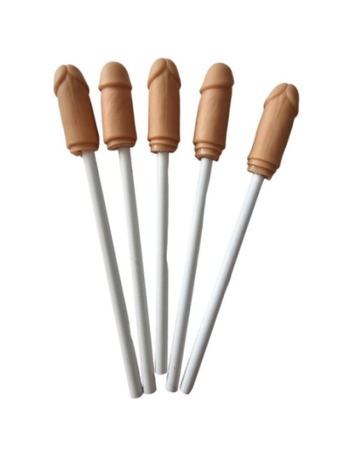 DIABLO PICANTE - 5 MATITE CON PUNTA DEL PENE NATURALE