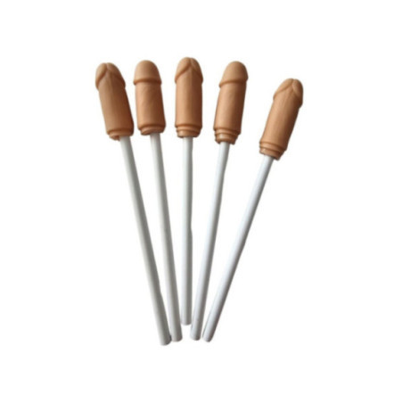 DIABLO PICANTE - 5 MATITE CON PUNTA DEL PENE NATURALE