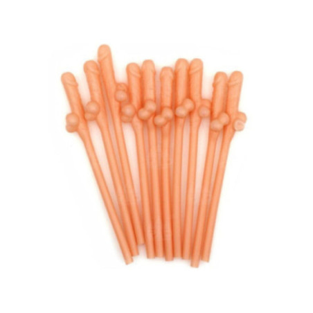 DIABLO PICANTE - 10 CANNUCCE A FORMA DI PENE