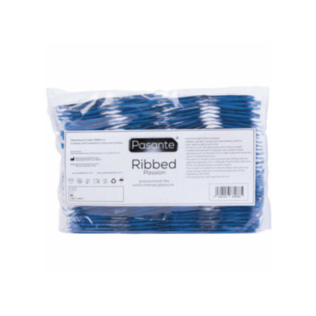 PASANTE - PRESERVATIVI RIBBED PASSION BUSTA 144 UNITÀ