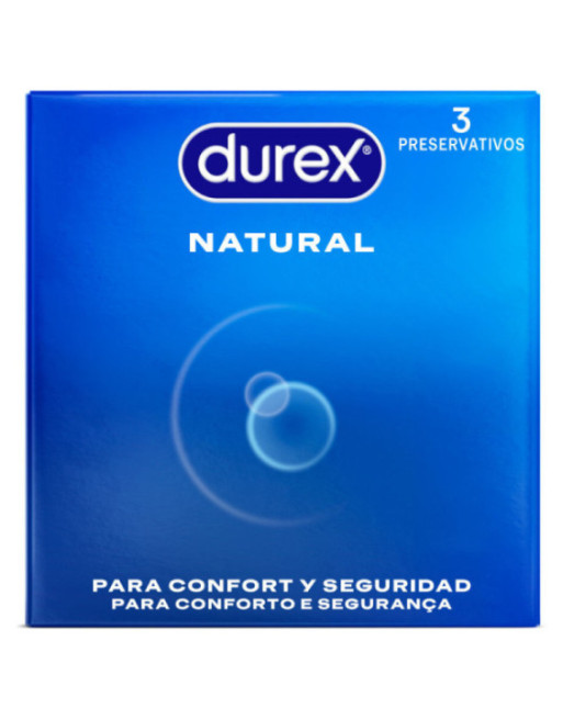DUREX - PRESERVATIVI NATURALI 3 UNITÀ