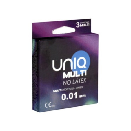 UNIQ - PRESERVATIVO SENZA LATTICE MULTI 3 UNITÀ