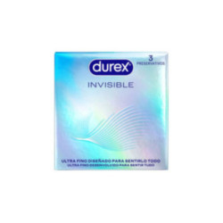 DUREX - PRESERVATIVI INVISIBILI ULTRA SOTTILI 3 UNITÀ