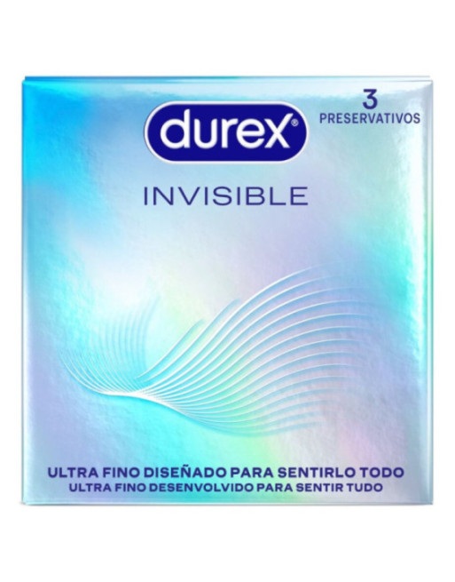 DUREX - PRESERVATIVI INVISIBILI ULTRA SOTTILI 3 UNITÀ