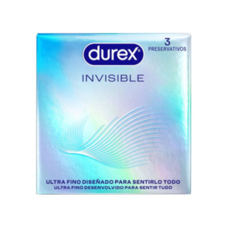 DUREX - PRESERVATIVI INVISIBILI ULTRA SOTTILI 3 UNITÀ