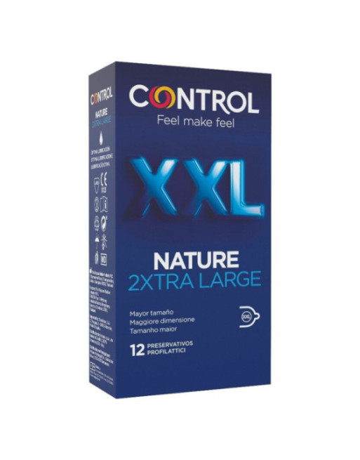 CONTROL - NATURE 2 PRESERVATIVI XTRA LARGE XXL - 12 UNITÀ