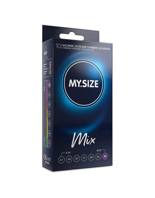MY SIZE - MIX PRESERVATIVI 69 MM 10 UNIT