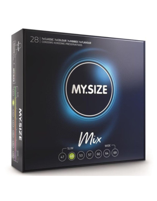 MY SIZE - MIX PRESERVATIVI 49 MM 28 UNIT