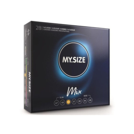 MY SIZE - MIX PRESERVATIVI 53 MM 28 UNIT