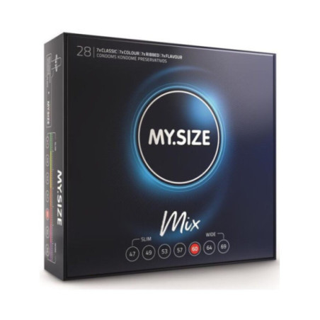 MY SIZE - MIX PRESERVATIVI 60 MM 28 UNIT