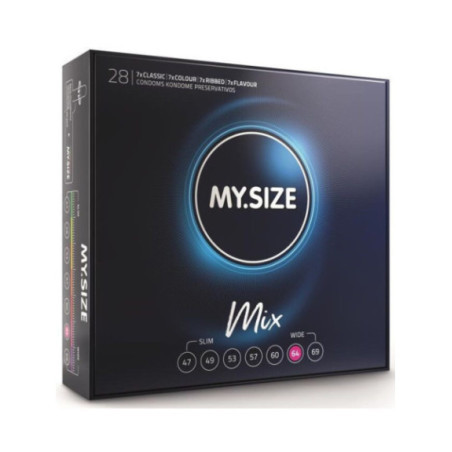 MY SIZE - MIX PRESERVATIVI 64 MM 28 UNIT