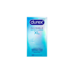 DUREX - PRESERVATIVI INVISIBILI XL 10 UNITÀ