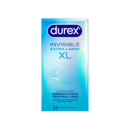 DUREX - PRESERVATIVI INVISIBILI XL 10 UNITÀ