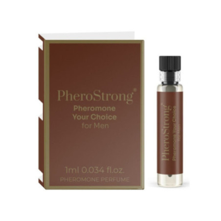 PHEROSTRONG - PROFUMO AI FEROMONI A TUA SCELTA PER UOMO 1 ML
