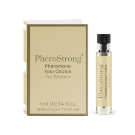 PHEROSTRONG - PROFUMO AI FEROMONI LA TUA SCELTA PER DONNA 1 ML