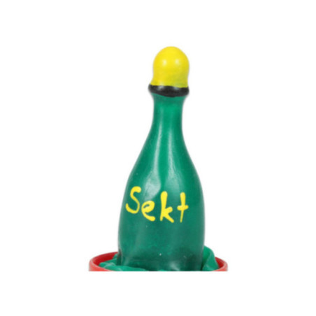 CONDOMERIE - PRESERVATIVI NOVITÀ DIPINTI A MANO CHAMPAGNE