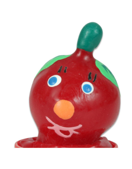 CONDOMERIE - PRESERVATIVI NOVITÀ DIPINTI A MANO POMODORO