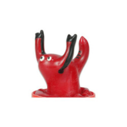 CONDOMERIE - PRESERVATIVI NOVITÀ DIPINTI A MANO SCORPIONE ROSSO