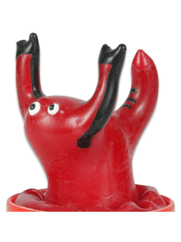 CONDOMERIE - PRESERVATIVI NOVITÀ DIPINTI A MANO SCORPIONE ROSSO
