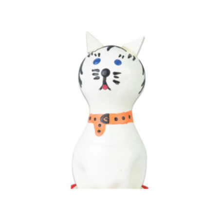 CONDOMERIE - PRESERVATIVI NOVITÀ DIPINTI A MANO GATTO BIANCO