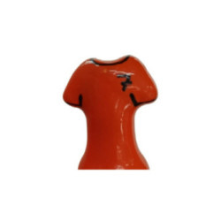 CONDOMERIE - PRESERVATIVI NOVITÀ DIPINTI A MANO MAGLIETTA ARANCIONE