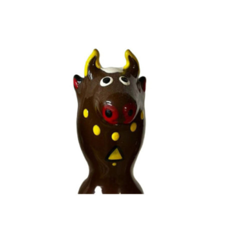 CONDOMERIE - PRESERVATIVI NOVITÀ DIPINTI A MANO BULL BLACK MODELLO 2