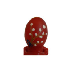 CONDOMERIE - PRESERVATIVI NOVITÀ DIPINTI A MANO ROSSO UOVO DI PASQUA