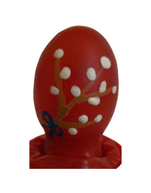 CONDOMERIE - PRESERVATIVI NOVITÀ DIPINTI A MANO ROSSO UOVO DI PASQUA