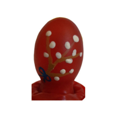 CONDOMERIE - PRESERVATIVI NOVITÀ DIPINTI A MANO ROSSO UOVO DI PASQUA