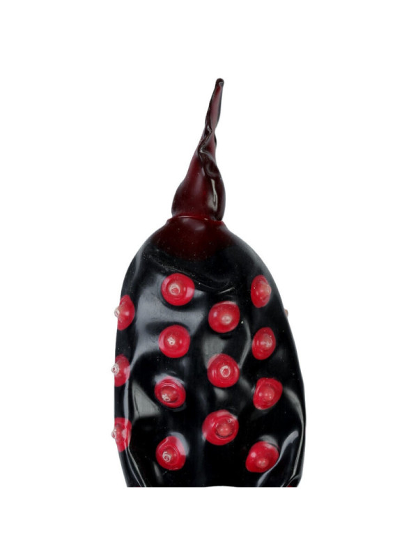 CONDOMERIE - PRESERVATIVI NOVITÀ DIPINTI A MANO BLACK FAKIR XL