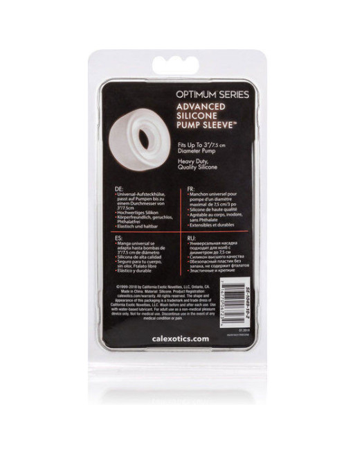 CALEXOTICS - MANICOTTO POMPA IN SILICONE TRASPARENTE ADV