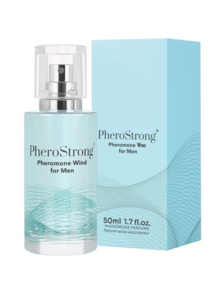 PheroStrong WIND Uomo 50 ml – Profumo ai Feromoni Magnetico | Tentazioni Segrete