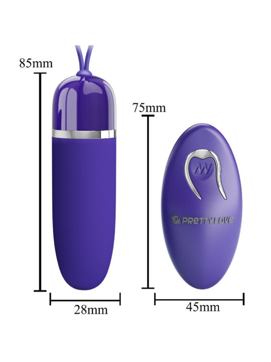 Pretty Love Mini Bullet Vibratore Discreto con Telecomando