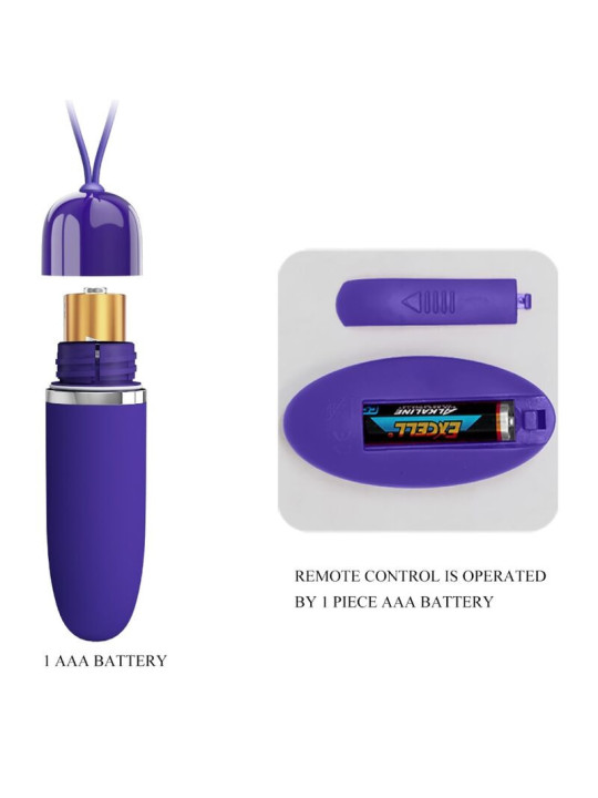 Pretty Love Mini Bullet Vibratore Discreto con Telecomando
