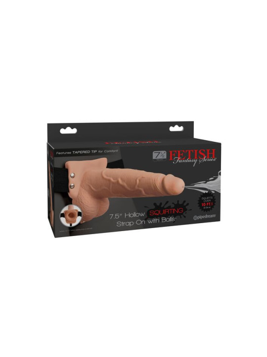 Fetish Fantasy Strap-On Squirting – Imbracatura con Dildo Realistico 19 cm